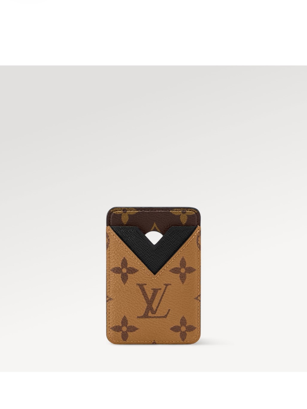 Louis Vuitton Monogram Reverse Tan & Brown Card Sleeve
